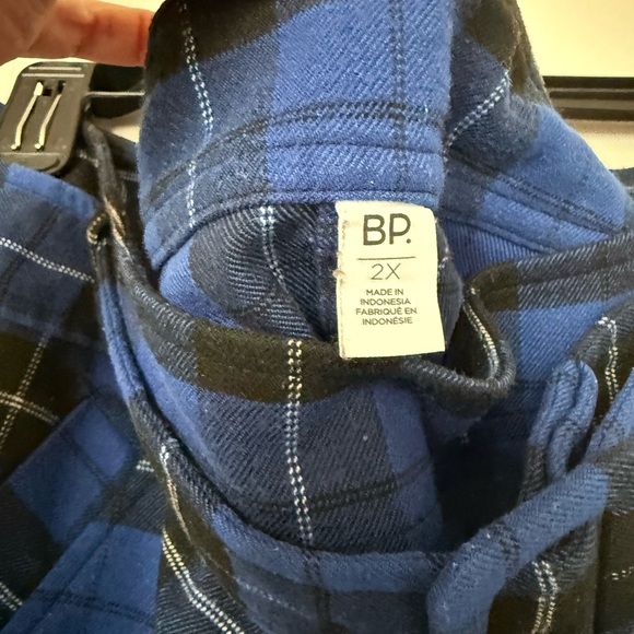 BP Blue and Black Plaid Mini Skirt - Picture 2 of 6